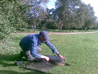 Attempting to Hold an eel