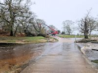 The ford at danger level