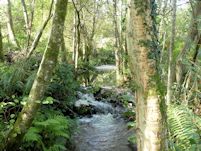 Natural spillway