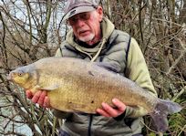 Roger with a double figure bream