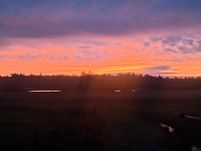 Sunset over Blashford